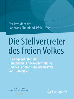 cover image of Die Stellvertreter des freien Volkes